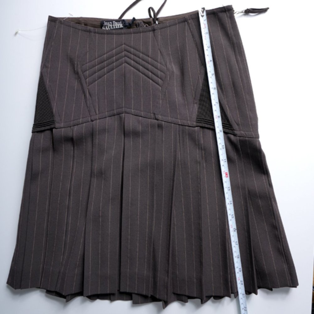 Jean Paul Gaultier corset lace-up mini skirt sz4 - Picture 10 of 12